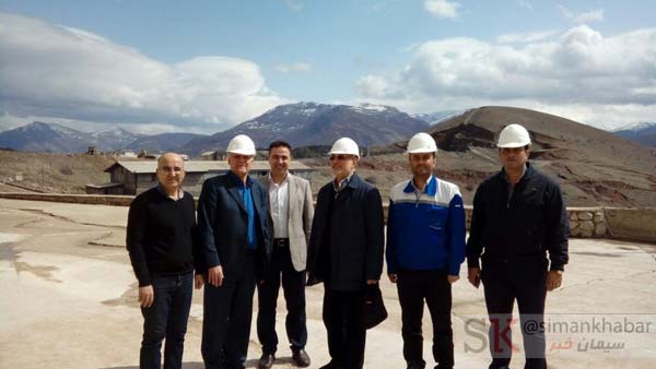 بازدید ریاست هیات مدیره هلدینگ سیمان تهران از کارخانه سیمان گیلان سبز