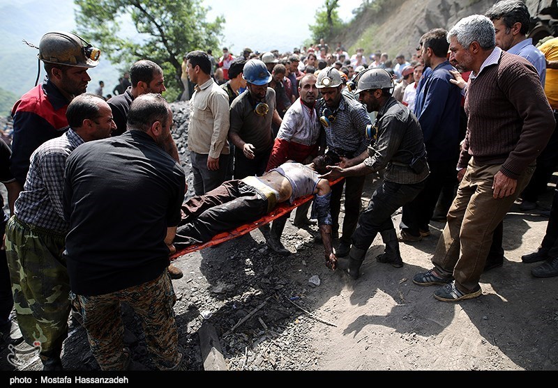 خانواده معدنچیان مفقود شده برای شناسایی اجساد به ۲ بیمارستان مراجعه کنند
