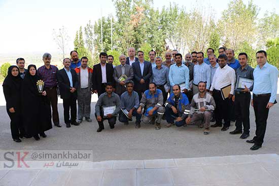 بزرگداشت هفته دولت در کارخانه سیمان پیوندگلستان