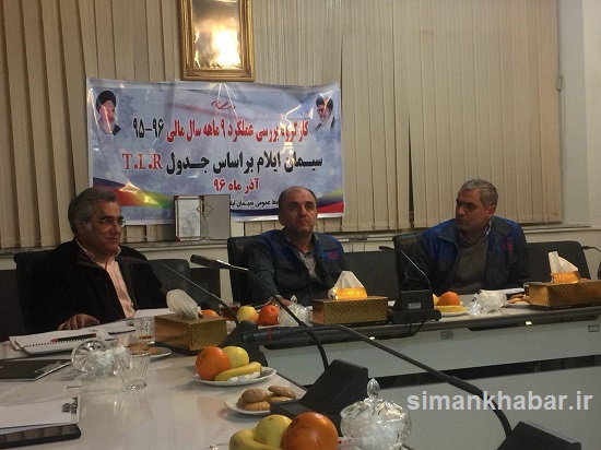 جلسه بررسی عملکرد نه ماهه سال مالی و جداول TLR شرکت سیمان ایلام برگزار شد