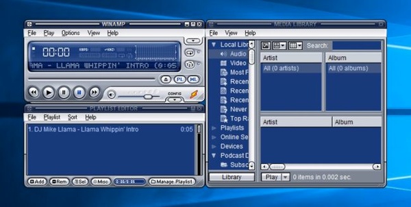 winamp بار دیگر جان می‌گیرد