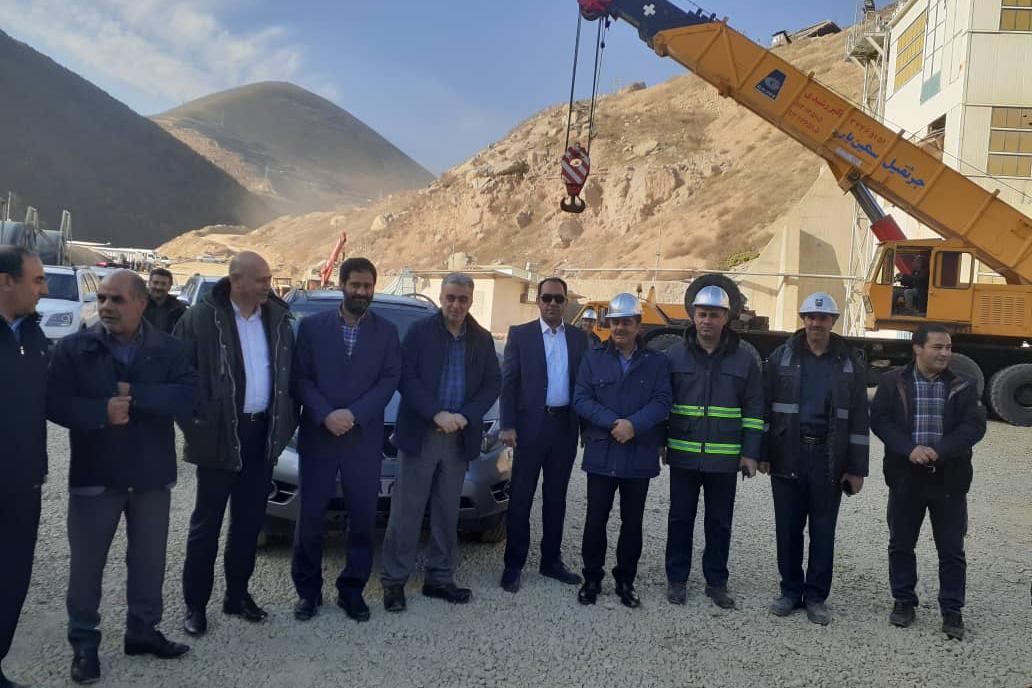 بازدید مدیرعامل شرکت مس از طرحهای توسعهای مجتمع مس سونگون بازدید مدیرعامل شرکت مس از طرحهای توسعهای مجتمع مس سونگون