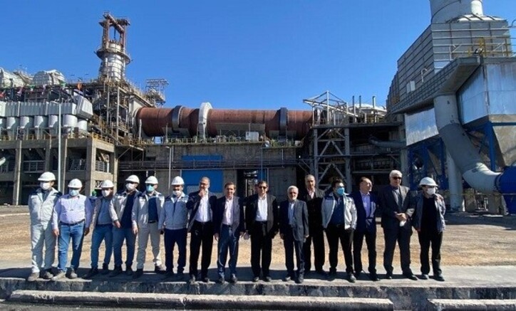 افتتاح بزرگ‌ترین کارخانه گندله‌سازى دوار کشور