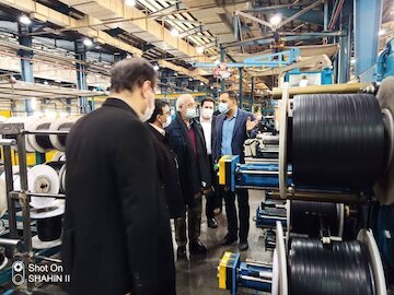 بازدید رئیس کمیسیون صنایع و معادن مجلس از کارخانجات دهگلان کردستان