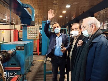 بازدید رئیس کمیسیون صنایع و معادن مجلس از کارخانجات دهگلان کردستان