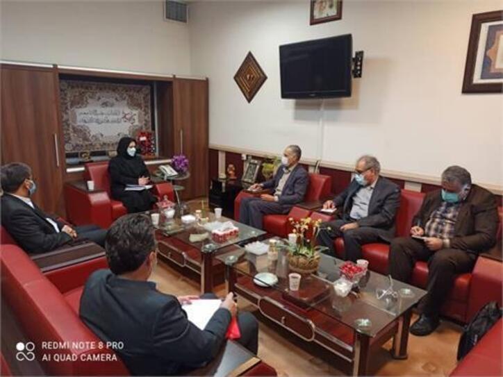 دیدار مدیرکل هماهنگی امور استان‌های وزارت صنعت، معدن و تجارت با معاون هماهنگی امور اقتصادی استانداری