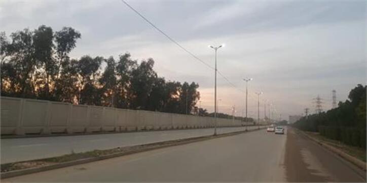 تامین روشنایی جاده‌های دسترسی به شرکت فولاد خوزستان