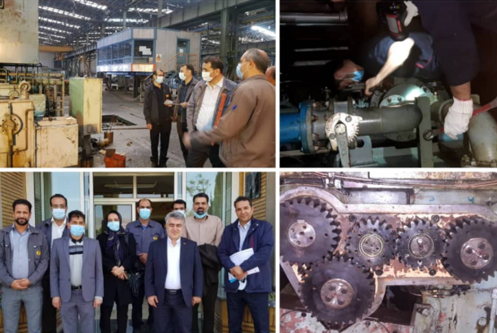 بازدید معاون فنی و نظارت هلدینگ صدرتامین از روند تعمیرات اساسی در صنایع مس شهید باهنر