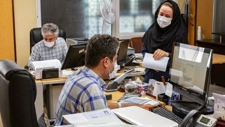 جزئیات دورکاری کارکنان در مناطق زرد، نارنجی و قرمز