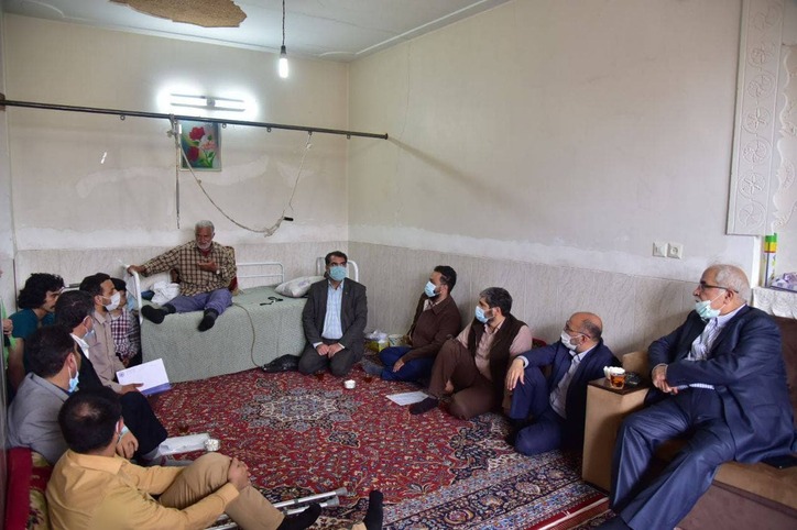 دیدار مدیرعامل چادرملو با تعدادی از جانبازان ۷۰ درصد شهرستان اردکان