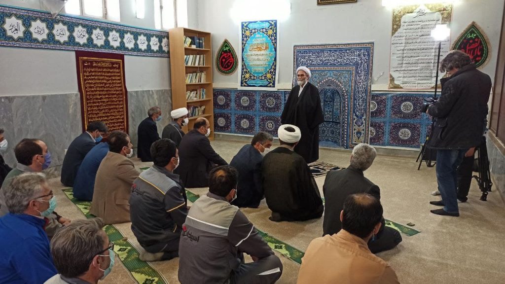 بازدید مدیر ستاد اقامه نماز استان از نمازخانه کارخانه سیمان اردبیل بازدید مدیر ستاد اقامه نماز استان از نمازخانه کارخانه سیمان اردبیل