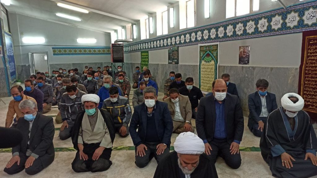 بازدید مدیر ستاد اقامه نماز استان از نمازخانه کارخانه سیمان اردبیل بازدید مدیر ستاد اقامه نماز استان از نمازخانه کارخانه سیمان اردبیل