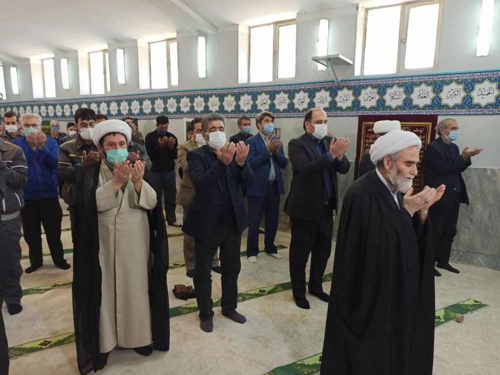 بازدید مدیر ستاد اقامه نماز استان از نمازخانه کارخانه سیمان اردبیل بازدید مدیر ستاد اقامه نماز استان از نمازخانه کارخانه سیمان اردبیل