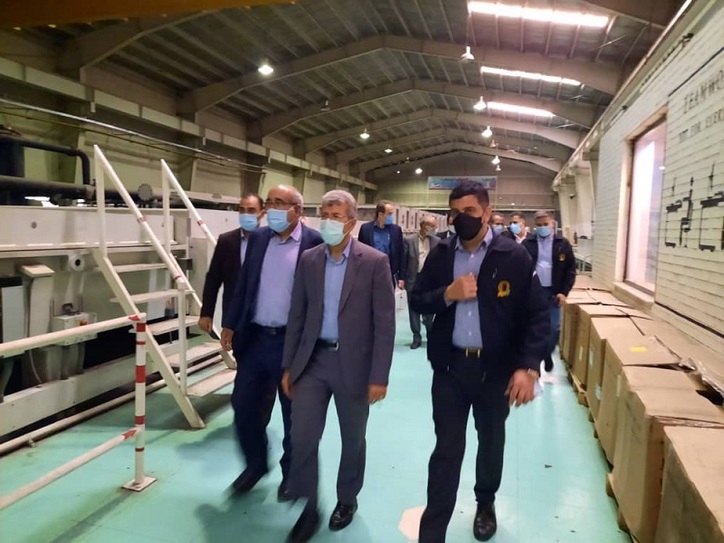 بازدید معاون شعب بانک ملی ایران از دو گروه صنعتی