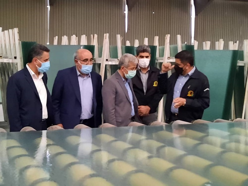 بازدید معاون شعب بانک ملی ایران از دو گروه صنعتی