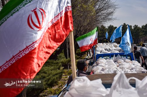 آیین آماده سازی یک هزار بسته معیشتی در سومین مرحله کمک مؤمنانه در ذوب آهن اصفهان