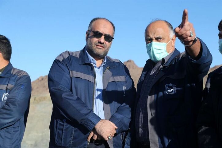 دیدار مدیر عامل شرکت سنگ آهن مرکزی ایران با کارکنان معدن سه چاهون