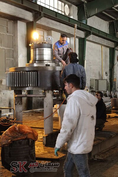 تعمیر گیربکس آسیاب مواد در شرکت سیمان شرق با تکیه بر توان مهندسی نیروهای بومی تعمیر گیربکس آسیاب مواد در شرکت سیمان شرق با تکیه بر توان مهندسی نیروهای بومی