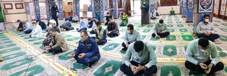 مراسم عزاداری و سوگواری شهادت حضرت فاطمه زهرا (س) در شرکت فولاد خوزستان