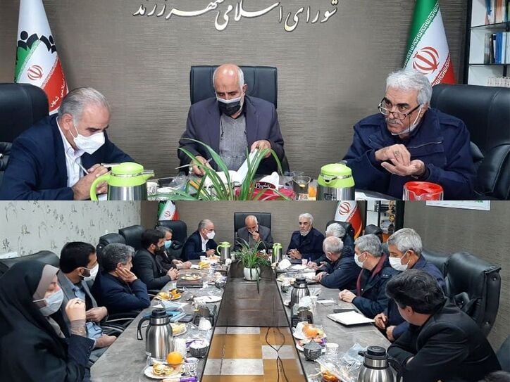 دیدار و گفتگوی مدیر عامل شرکت فولاد زرند ایرانیان با اعضای شورای اسلامی شهر زرند