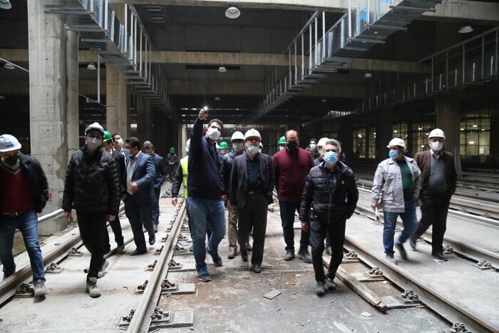 احداث بزرگترین پارکینگ قطار&zwnj;های مترو در تهران کلید خورد
