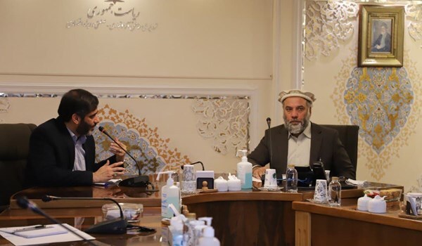 دیدار هیات طالبان با وزیر صنعت و فعالان اقتصادی ایران دیدار هیات طالبان با وزیر صنعت و فعالان اقتصادی ایران