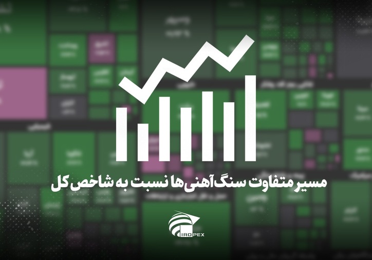 سنگ آهنی‌ها امروز در بورس چه کردند؟ مسیر متفاوت سنگ‌آهنی‌ها نسبت به شاخص کل