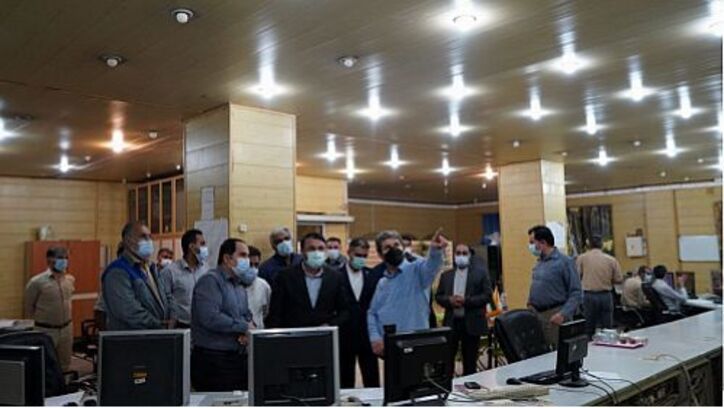بازدید مدیرعامل بانک سپه از کارخانه سیمان هرمزگان
