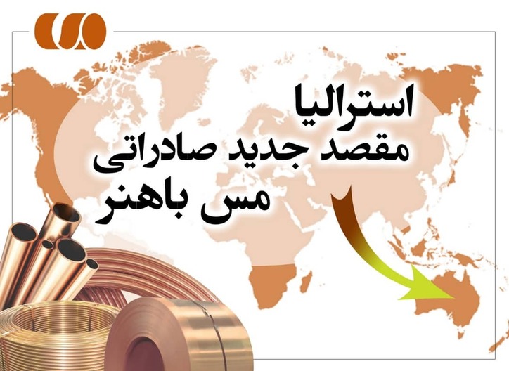 استرالیا مقصد صادراتی جدید مس باهنر