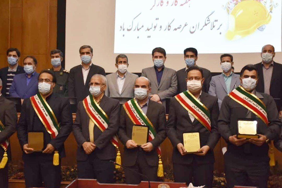 از کارگروه نمونه شرکت گل&zwnj;گهر تجلیل شد