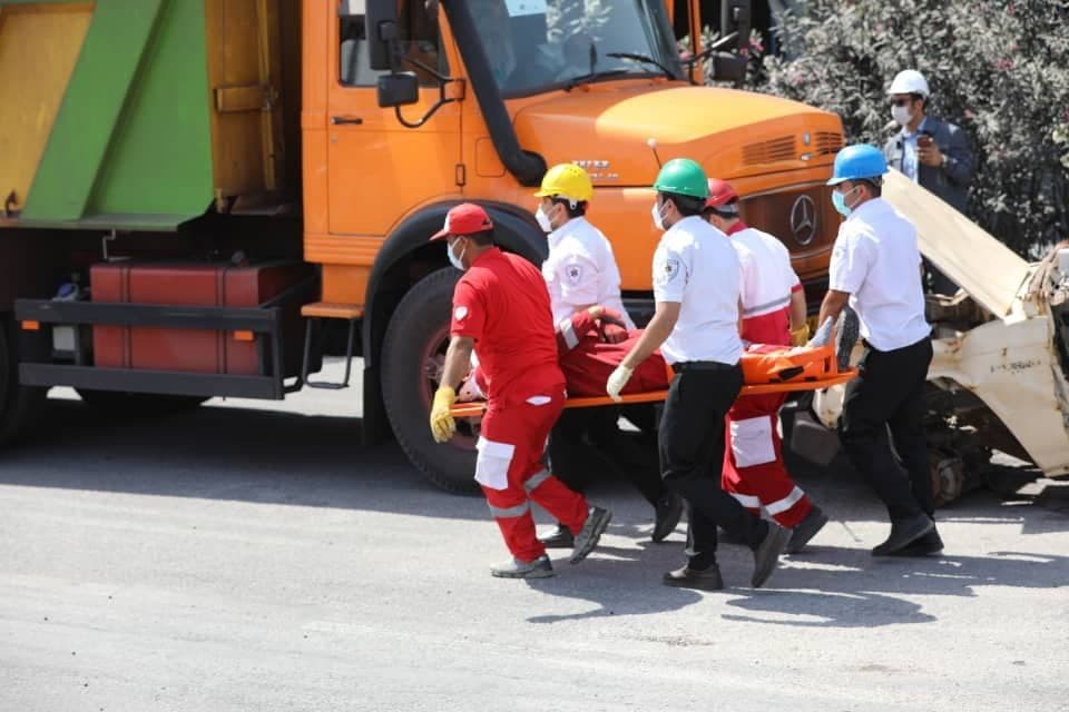 مانور آتشنشانی و امداد در گلگهر برگزار شد مانور آتشنشانی و امداد در گلگهر برگزار شد