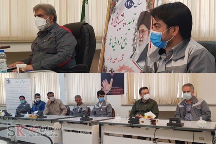 تجلیل از کارگران نمونه سال ۱۳۹۹و برگزیدگان مسابقات عکاسی و نقاشی در شرکت سیمان ایلام