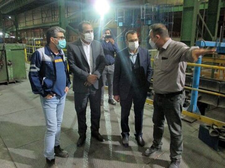 بازدید عضو هیأت مدیره بانک صنعت و معدن از چندین واحد صنعتی سمنان