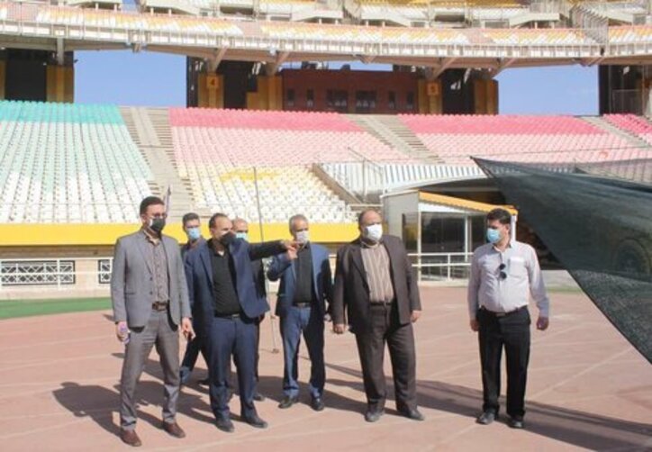 روند مطلوب نگهداری و آماده سازی ورزشگاه نقش جهان توسط شرکت فولاد مبارکه