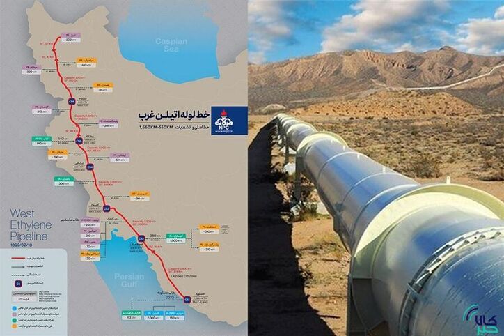 امضای قرارداد بهره برداری، تعمیر و نگهداری از بزرگترین خط لوله انتقال اتیلن جهان