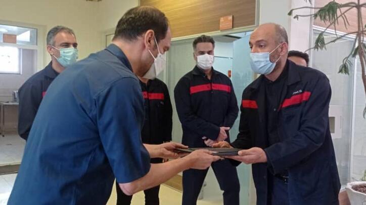 کارکنان اورژانس و فوریت‌های پزشکی شرکت؛ تلاشگران خط مقدم مقابله با کرونا هستند