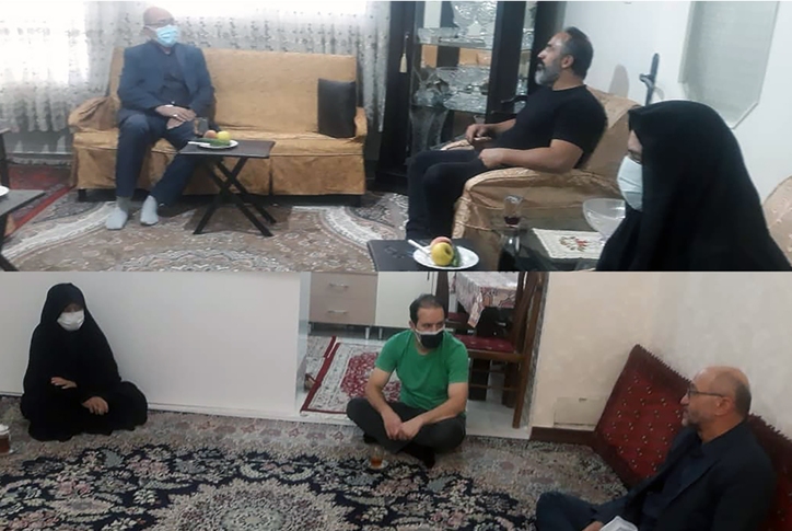 دیدار با خانواده دو شهید والامقام وزارت صمت