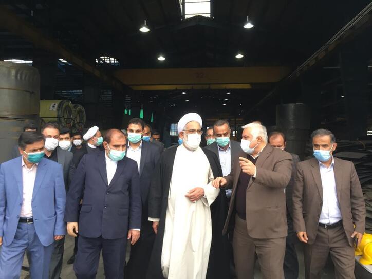 بازدید دادستان کل کشور از شهرک صنعتی شهرستان آق قلا
