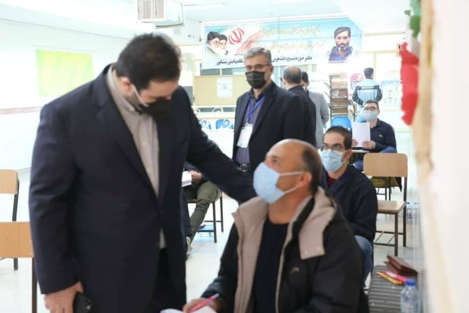 بازدید مدیرعامل مجتمع فولاد خراسان از حوزههای برگزاری آزمون استخدامی شرکت بازدید مدیرعامل مجتمع فولاد خراسان از حوزههای برگزاری آزمون استخدامی شرکت