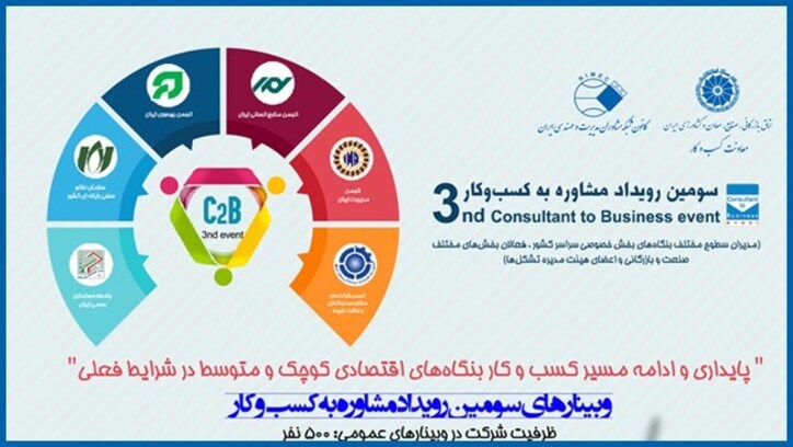 سومین رویداد مشاوره به کسب‌وکار ۲۰ تا ۲۴آذرماه برگزار می‌شود