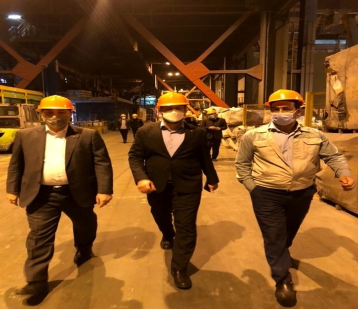 بازدید مدیرعامل نفت پاسارگاد از فولاد مبارکه اصفهان
