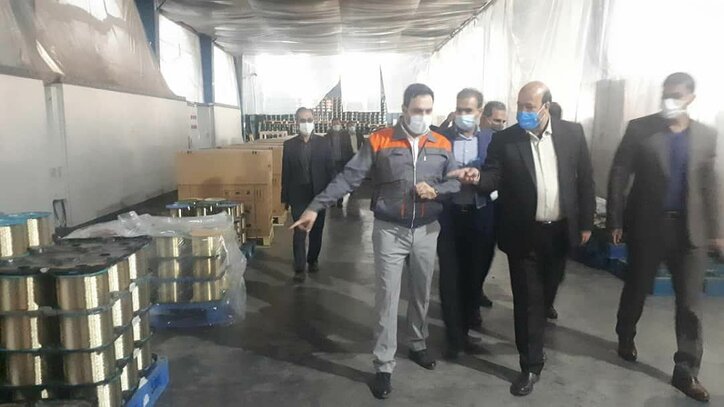 بازدید معاون هماهنگی امور اقتصادی استانداری ایلام از طرح‌های صنعتی شهرستان دره شهر