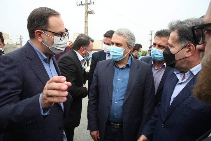 حضور وزیر صمت در شهرستان اشتهارد در پی سفر رئیس‌جمهوری و هیات دولت به البرز