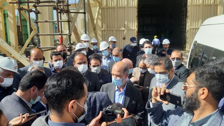 وزیر نیرو در نیروگاه بوتیا کرمان