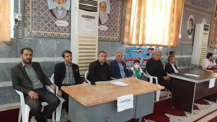 برگزاری پنجمین میز خدمت اداره صنعت، معدن و تجارت شهرستان دشتی