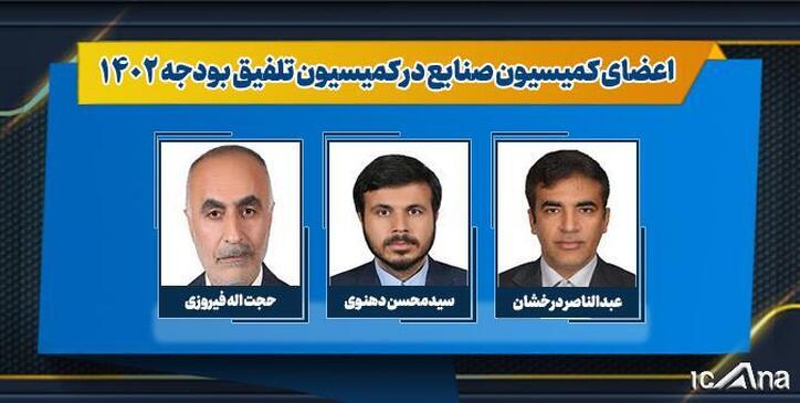 اعضای کمیسیون صنایع برای عضویت در کمیسیون تلفیق لایحه بودجه ۱۴۰۲ انتخاب شدند