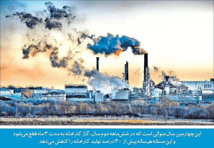 مازوت سوزی در صنایع، تاوان پرمصرفی گاز خانگی/ کاهش ۳۰ درصدی تولید سیمان در پی بحران گاز صنایع
