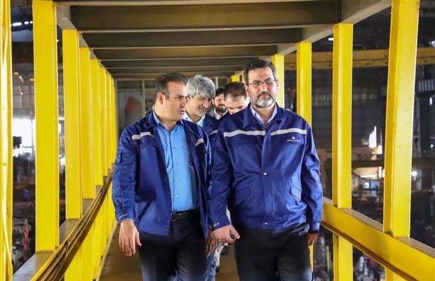 بازدید معاون وزیر صمت از گروه ملی صنعتی فولاد ایران بازدید معاون وزیر صمت از گروه ملی صنعتی فولاد ایران