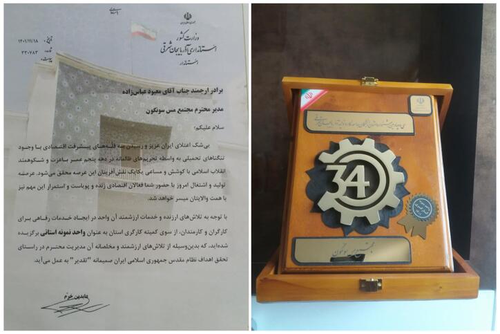 انتخاب مجتمع مس سونگون به عنوان واحد نمونه استانی