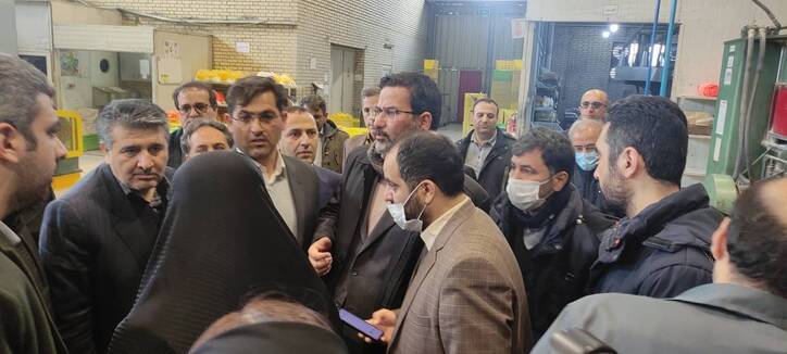 بازدید دکتر برادران معاون وزیر صمت از شرکت طنین پیک سبلان